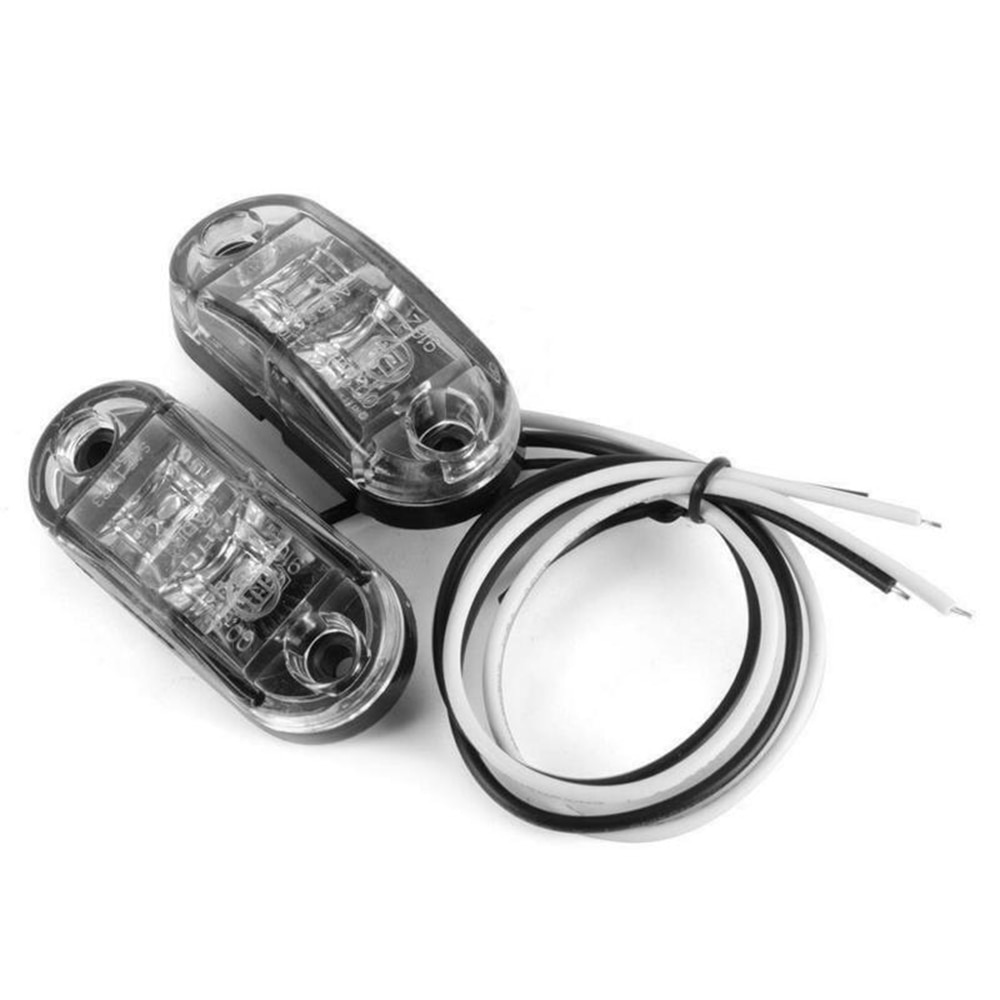 10Pc 12V Ronde 3/4 Blauwe Led Ontruiming Zij... – Vicedeal