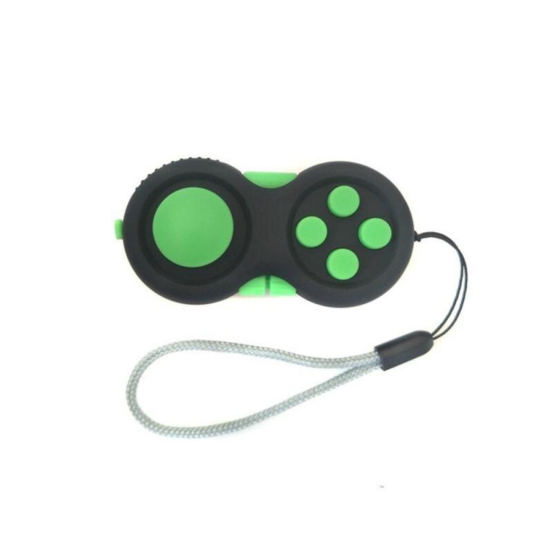 Juego para aliviar el estrés, almohadilla antiestrés para escritorio divertido, mango de juguete, juguetes de descompresión, , llave, accesorio para teléfono móvil, 1 ud.: green