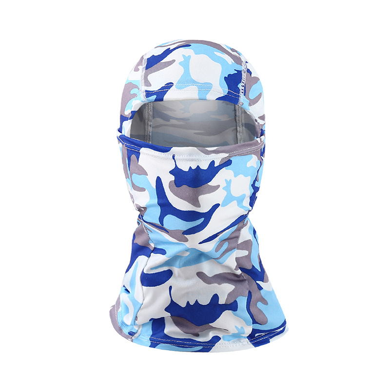 Pasamontañas de camuflaje máscara facial completa esquí bicicleta ciclismo caza cubierta para la cabeza bufanda Blaclava gorra Bandanas hombres: Morado