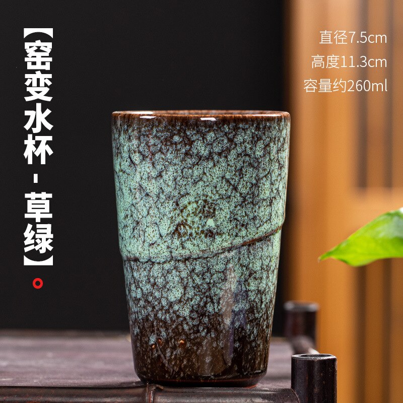 Oven Change Zand Goud Geglazuurde Keramische Proeverij Cup Kung Fu Single Cup Theekopjes Kleine Thee Cup Eigenaar Kopje Thee Kom thuis: Light Grey