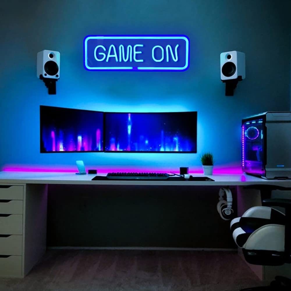 ZPL – panneaux de jeu au néon pour décoration murale, panneau lumineux LED pour chambre à coucher, Bar, Club, fenêtre, salle de jeux, fête d&#39;anniversaire, pour garçons