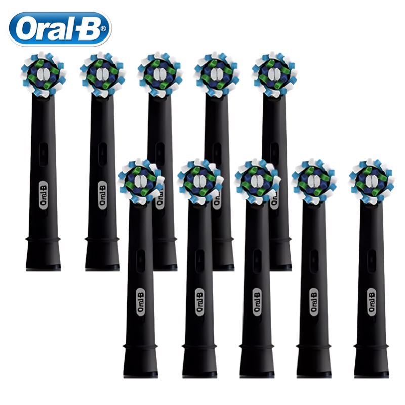 Original Oral B EB50 Brush Heads Cross Action 16 Degree Angle Spare Dental Nozzles for Electric Toothbrush D12/D16/DB4010/DB4510: WHITE