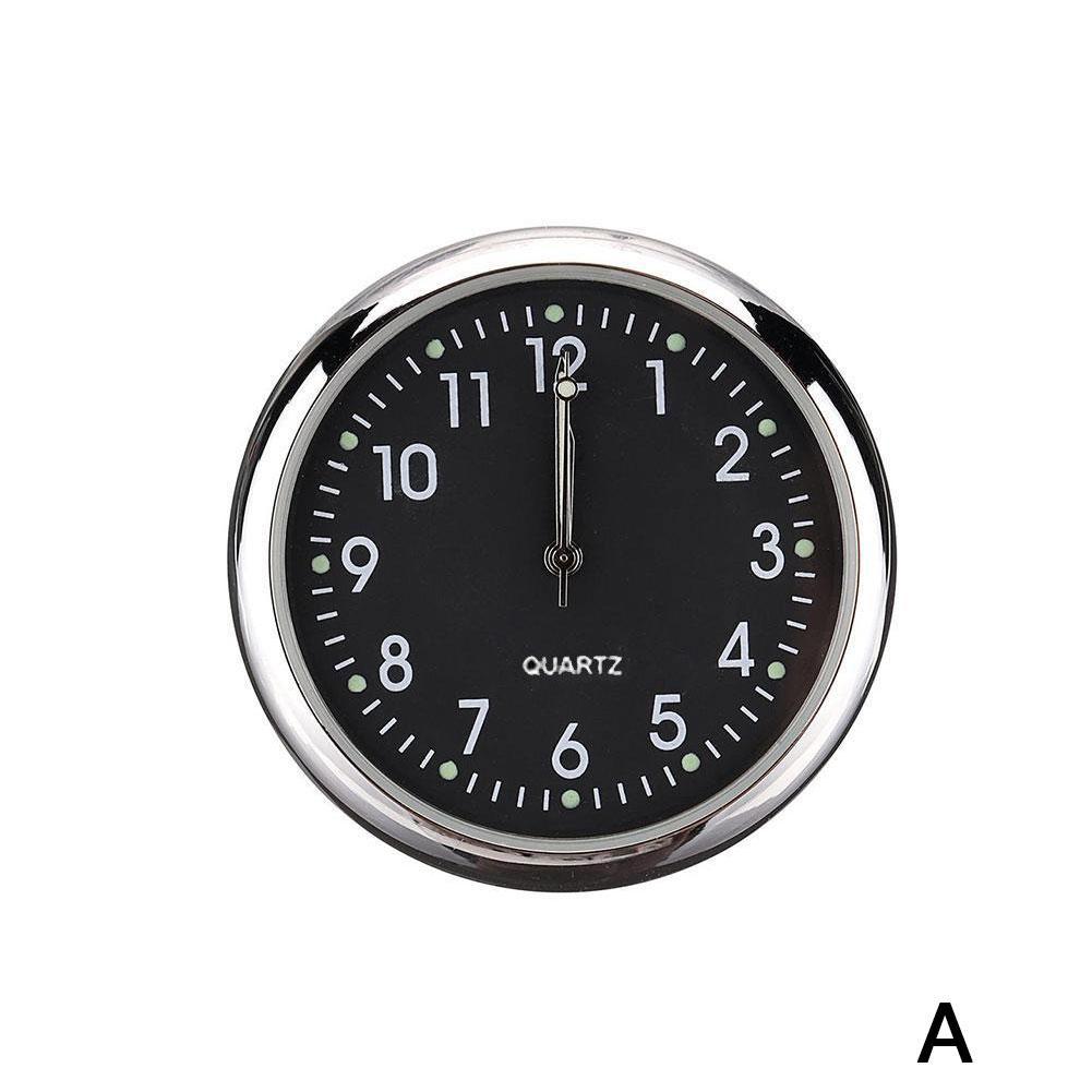 Mini montre analogique lumineuse à Quartz de poche F5Y2, petit bâton de montre de style bateau sur voiture, horloge d&#39;intérieur à Clip, vélo pour voiture: A