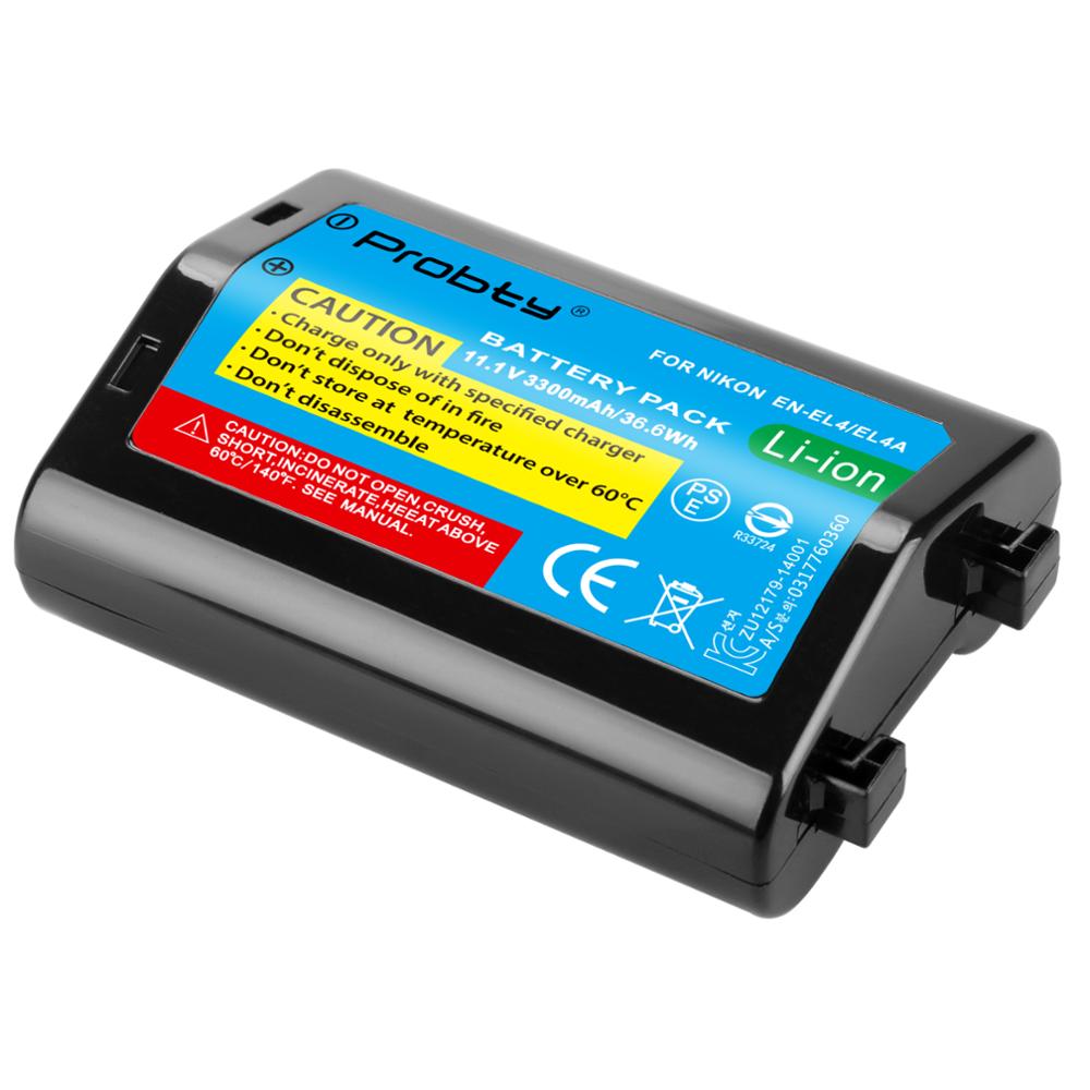thumbnail interactive-video image 1 of New Nikon EN-EL4A Battery – 2450mAh 28Wh Li-Ion For D2 D3 D3S D3X D2H D2Hs D2X D2Xs F6 1 of 3