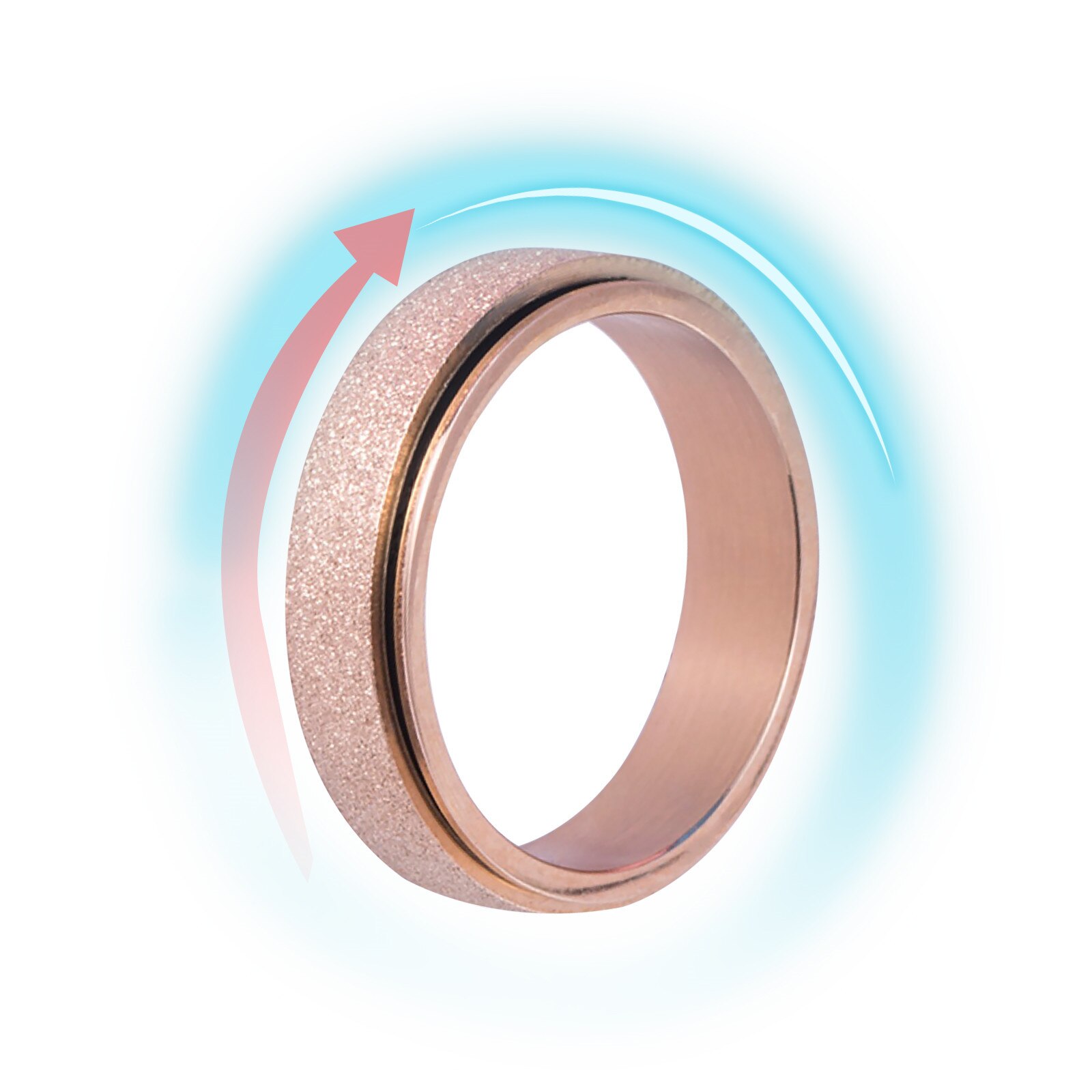 Angst Ring Voor Vrouwen Ring Band Multi-Gekleurde Ring Rvs Angst Release Ringen Vrouwen Mannen Anti Stress speelgoed Bruiloft