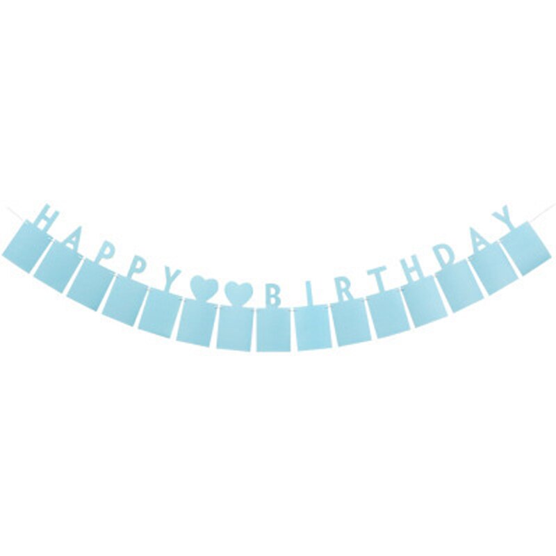 Happy Birthday Photo Frame Banner for Family First Party Decoration Kids Baby Boy Girl My 1st One Year Supplies 12 Month: 3