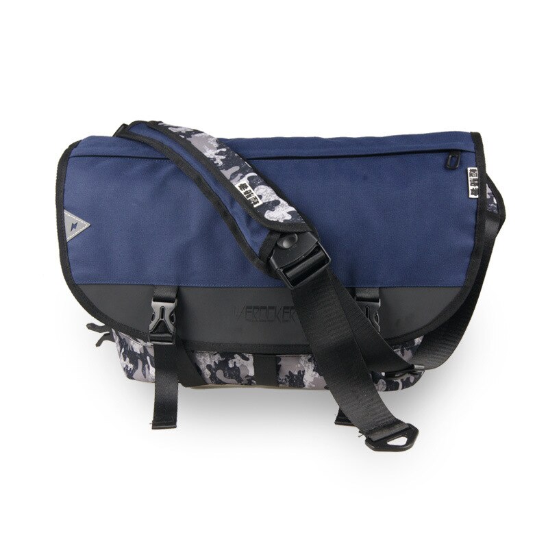 Men Large Capacity Camouflage Bicycle Messenger Bag Teenager Boys Casual Oxford Sports Bags Students Bike Messenger Crossbody