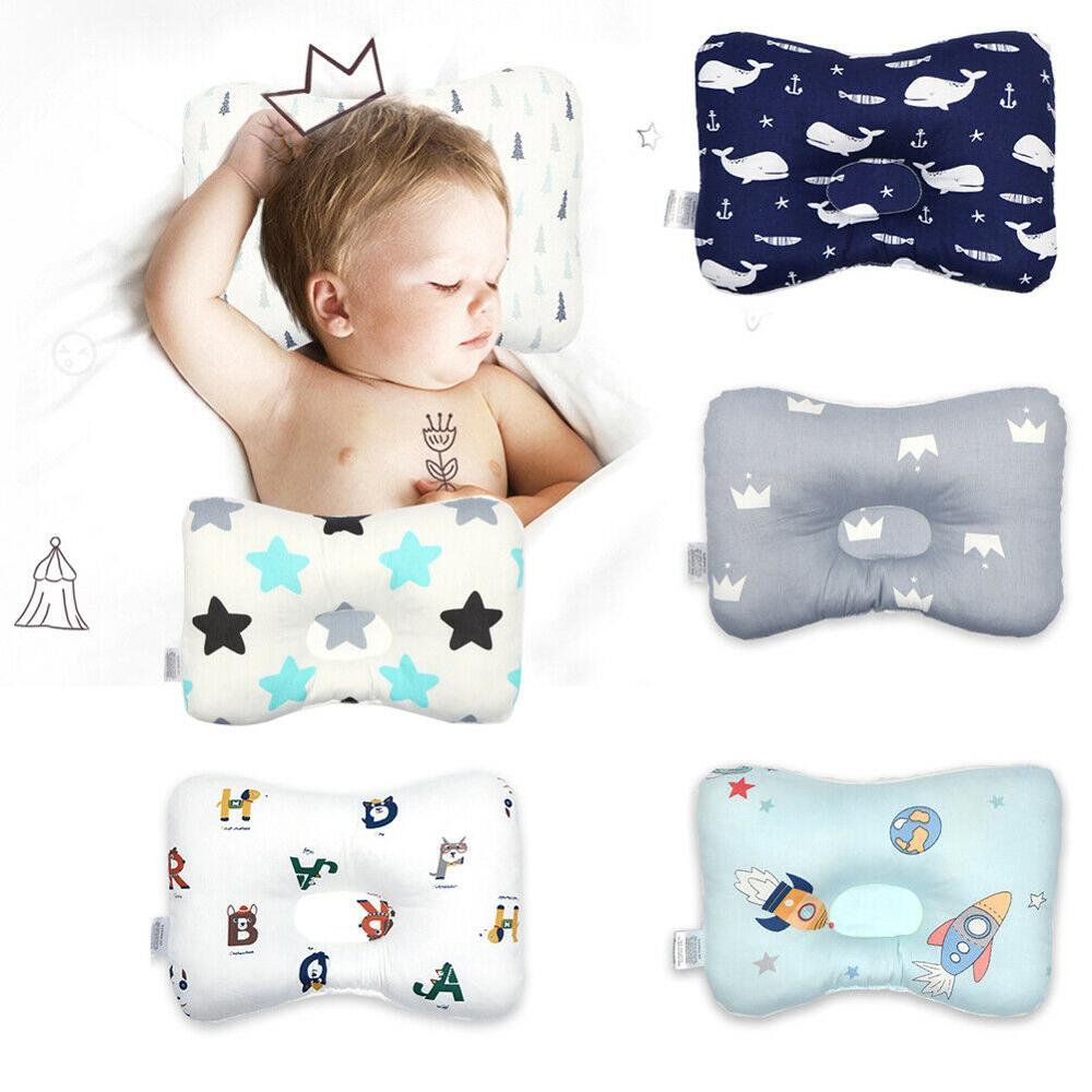 Baby Kussen Voorkomen Platte Kop Memory Foam Kussen Slapen Ondersteuning Babybedje Kussen Anti Platte Kop Kussen voor Nek- ondersteuning