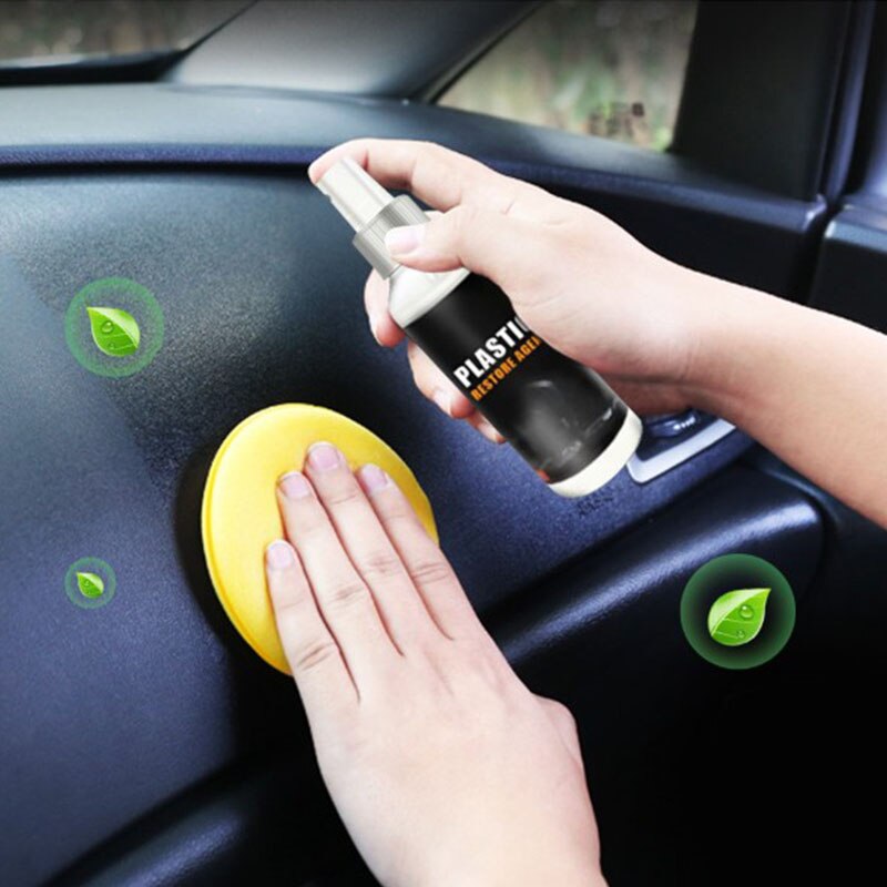 Agent de rénovation de pièces en plastique, 30Ml/50ml, pièces intérieures en plastique d&#39;automobile, rénovation, pâte à peinture d&#39;entretien, nettoyeur de voiture