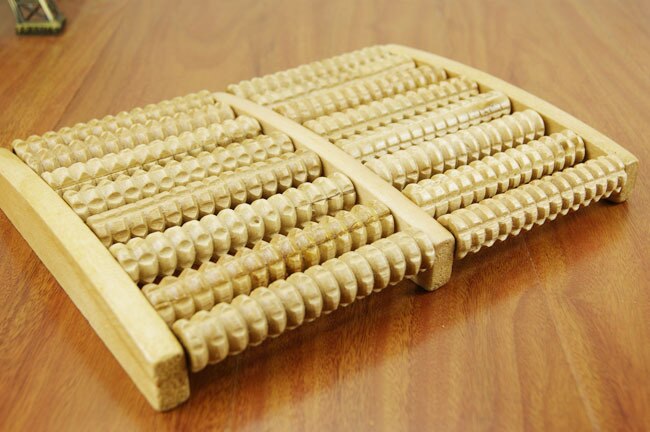 Houten Voet Massage Apparaat Acht Rij Voetmassage Apparatuur Massage Wiel Fabriek Directe Verkoop Supply: Default Title