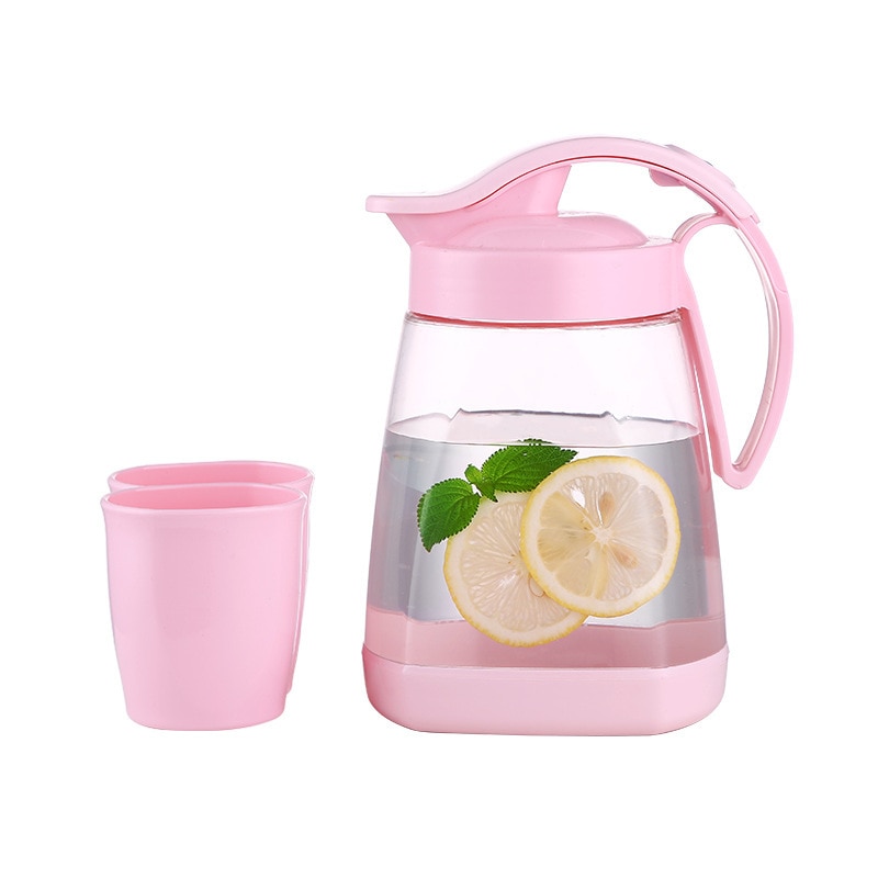 Jarra de agua de PP de gran capacidad, sin BPA, en lugar de agua, hervidor de agua, jarra de bebidas, contenedor de plástico para cocina, suministros de 1.5L