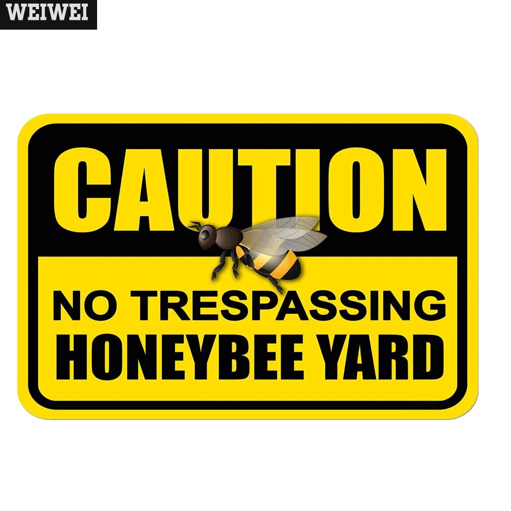 Affiche de miel Happy Bee, Plaque métallique en fer blanc, décoration murale pour jardin, ferme, apiculteur, avertissement, plaques en fer Vintage: 8