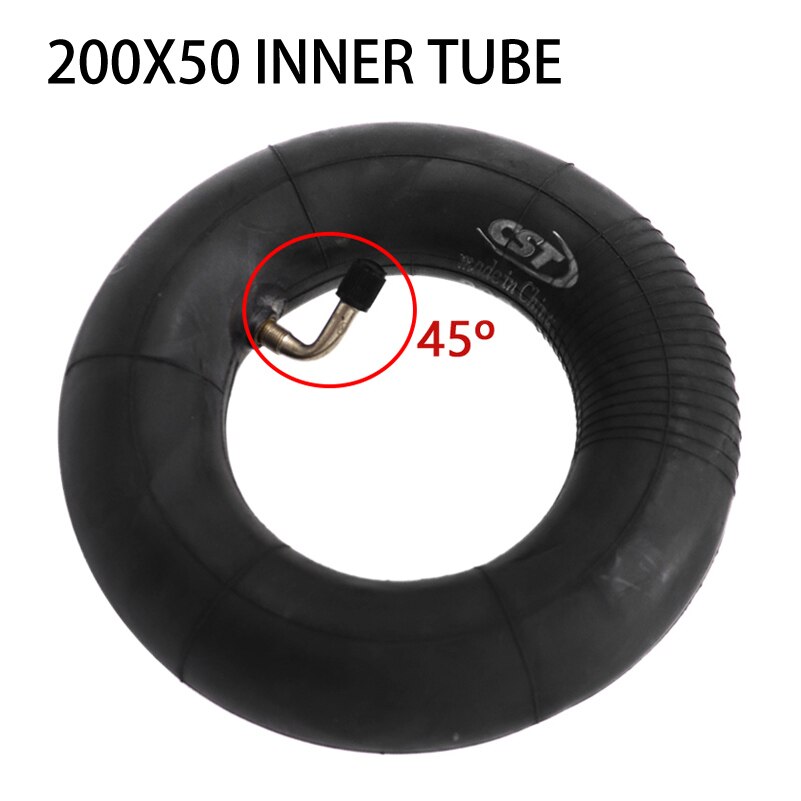 200x50 Tyre Inflation Electric Vehicle Aluminium Alloy Wheel Pneumatic Tire FOR Electric Scooter Tyre Wheel Hub 8" Scooter: 200x50 inner 45