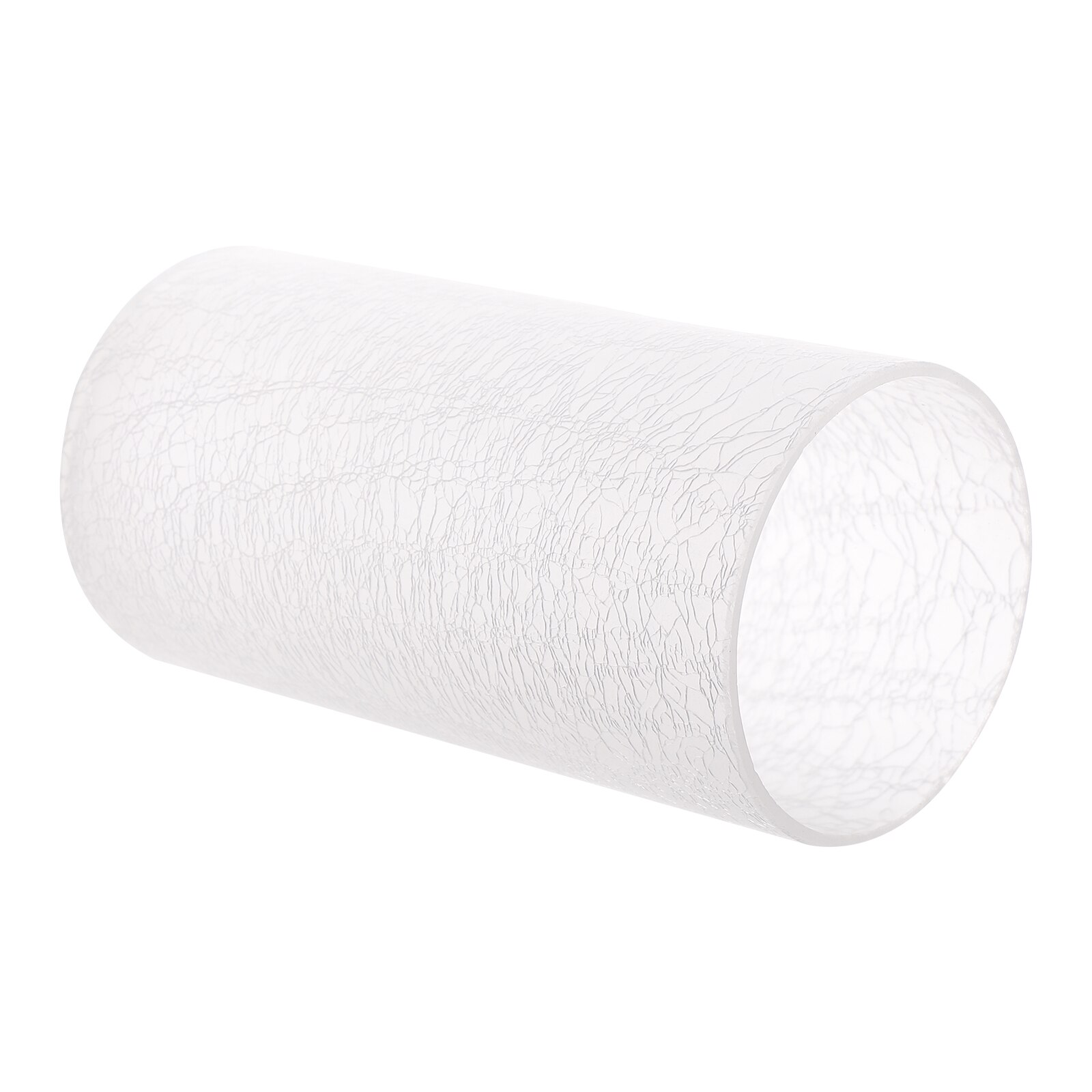 Cylindrical Shape Lampshade Replaceable Glass Lamp Shade Delicate Lampshade for Desktop Office Shop Home