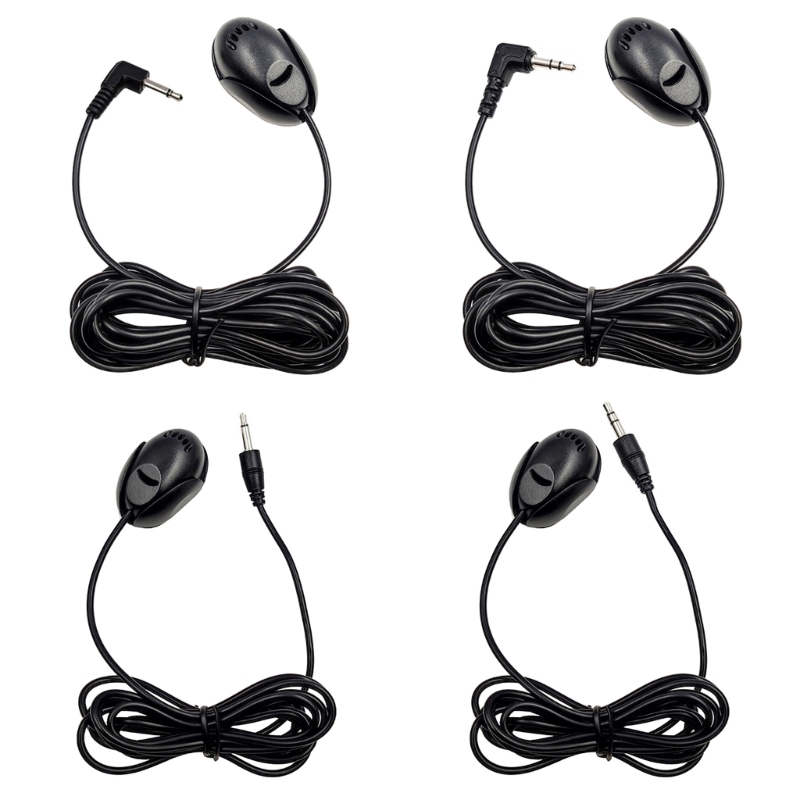Bilstereomikrofon 3.5mm eksterne mikrofoner for bil hovedenhet bluetooth-aktivert stereo radio gps dvd mikrofon/mikrofon