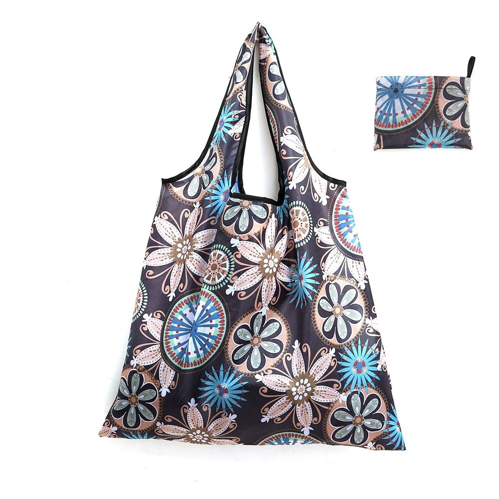 Milieuvriendelijke Opvouwbare Winkelen Opslag Grote Zak Supermarkt Groente Fruit Herbruikbare Tassen Outdoor Camping Voor Boodschappen Houder: G44  46x66cm