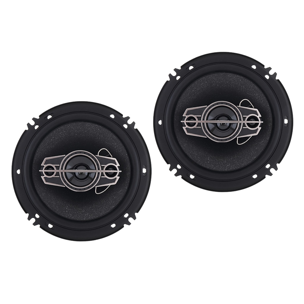 Par de altavoces de música coaxiales de 4 vías para coche, 6,5 pulgadas, fácil de instalar