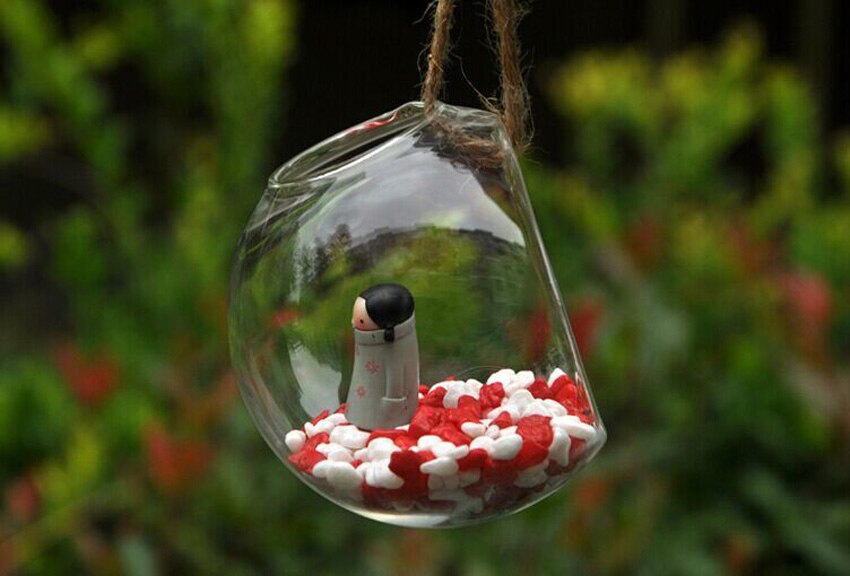 10m hangende glazen bloempotten, plantenbakken, terrariumcontainers, decoratie voor in de tuin