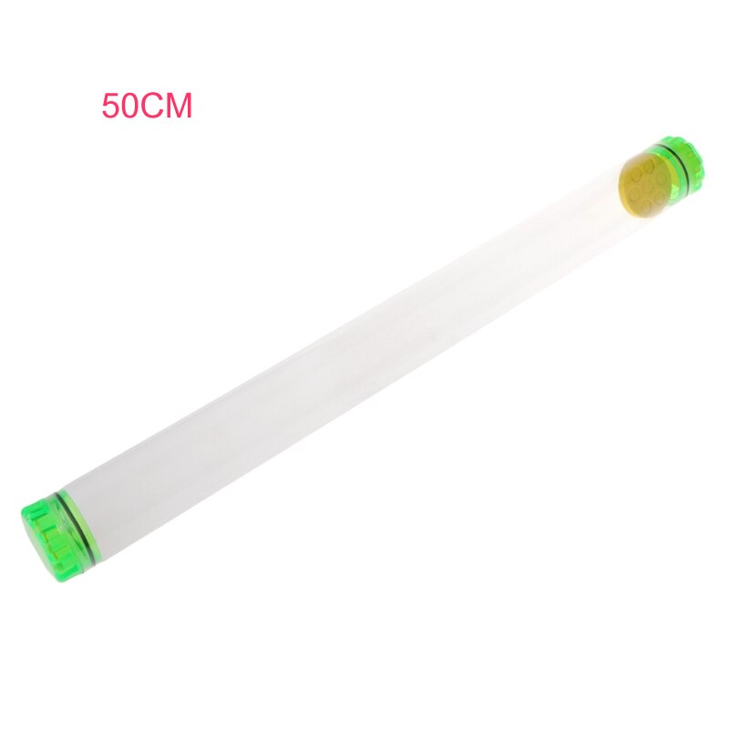 Plastic Vissen Float Tube 40/50/60Cm Lengte Dikke Beschermende Opslag End Rxbc: 50CM