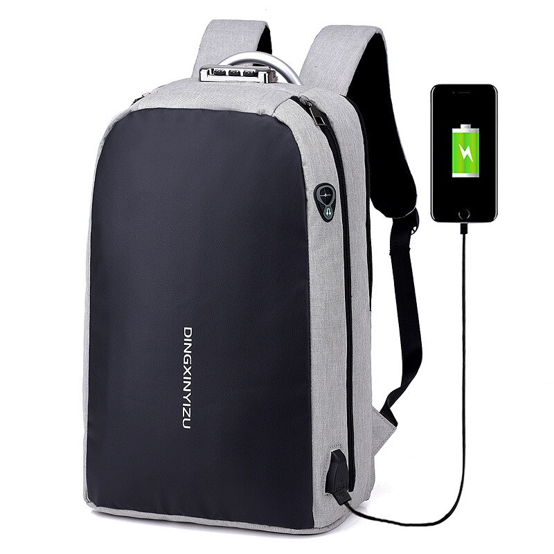 hoch-kapazität Laptop Rucksack USB Ladung Anti Diebstahl Rucksack Männer Reise Rucksack Wasserdicht Schule Tasche Männlichen Mochila