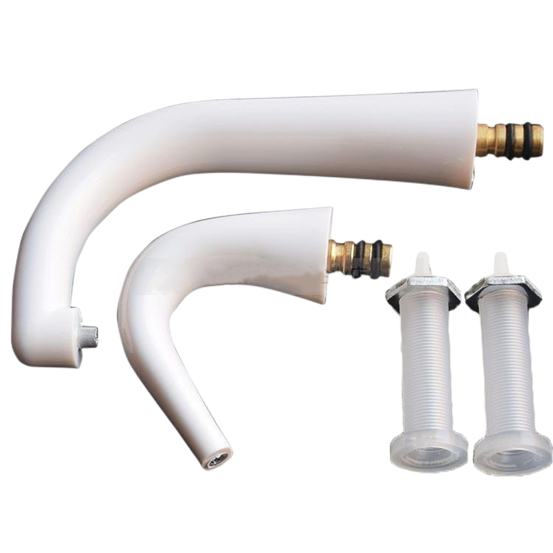 Juego de 2 bases de manguera de tubo de agua de escupidera al ras de suministro Dental para accesorios de silla de unidad