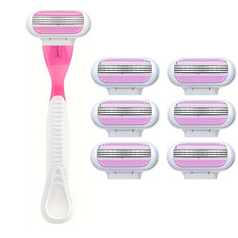 Grattoir spécial pour épilation manuelle pour dames, cheveux de jambes d'été, angle interne privé, artefact d'épilation portable universel.: Bleu
