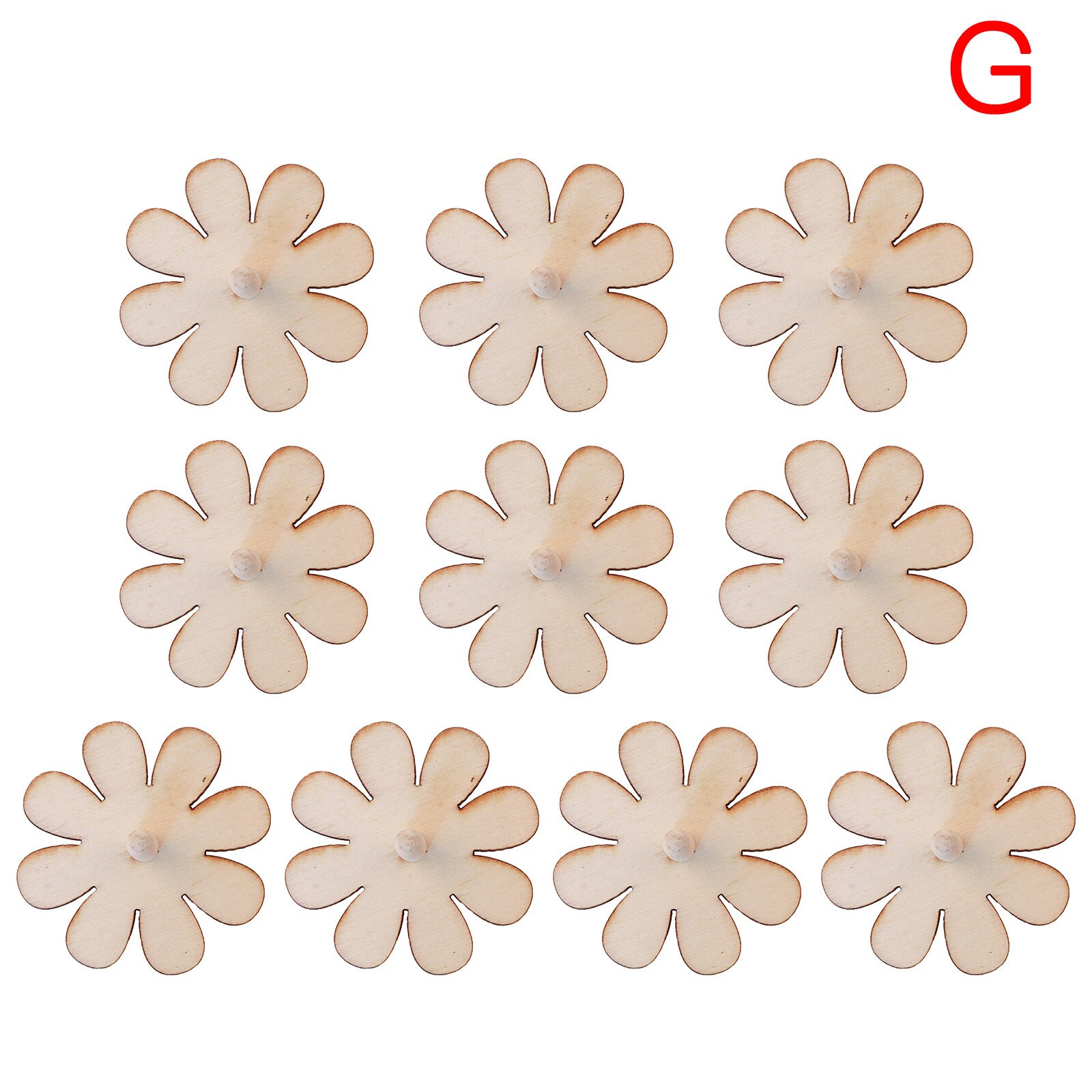 Jeu de toupies en bois pour enfant, jouets de bricolage, pour la pensée divergente, jeu de coloriage, d'anniversaire, 10 pièces: G