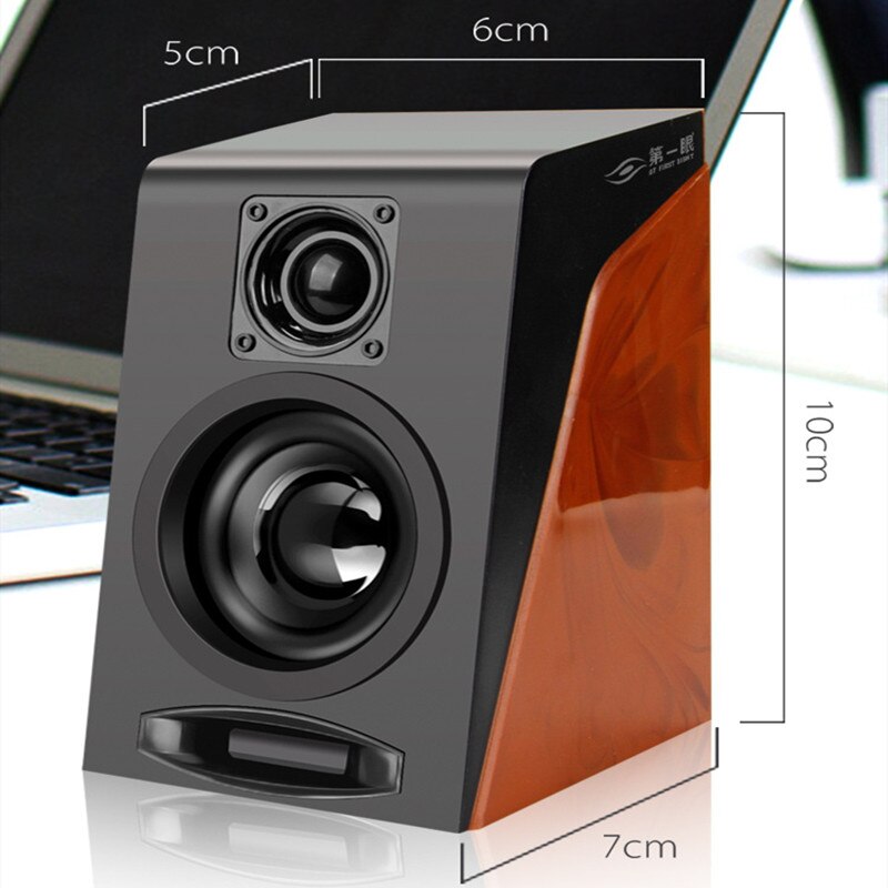 HiFi Pc Computer Boombox Laptop USB2.0 Mini Luidspreker Subwoofer Sound Speaker Muziek Altavoz Portatil De Gran Potencia F4027C