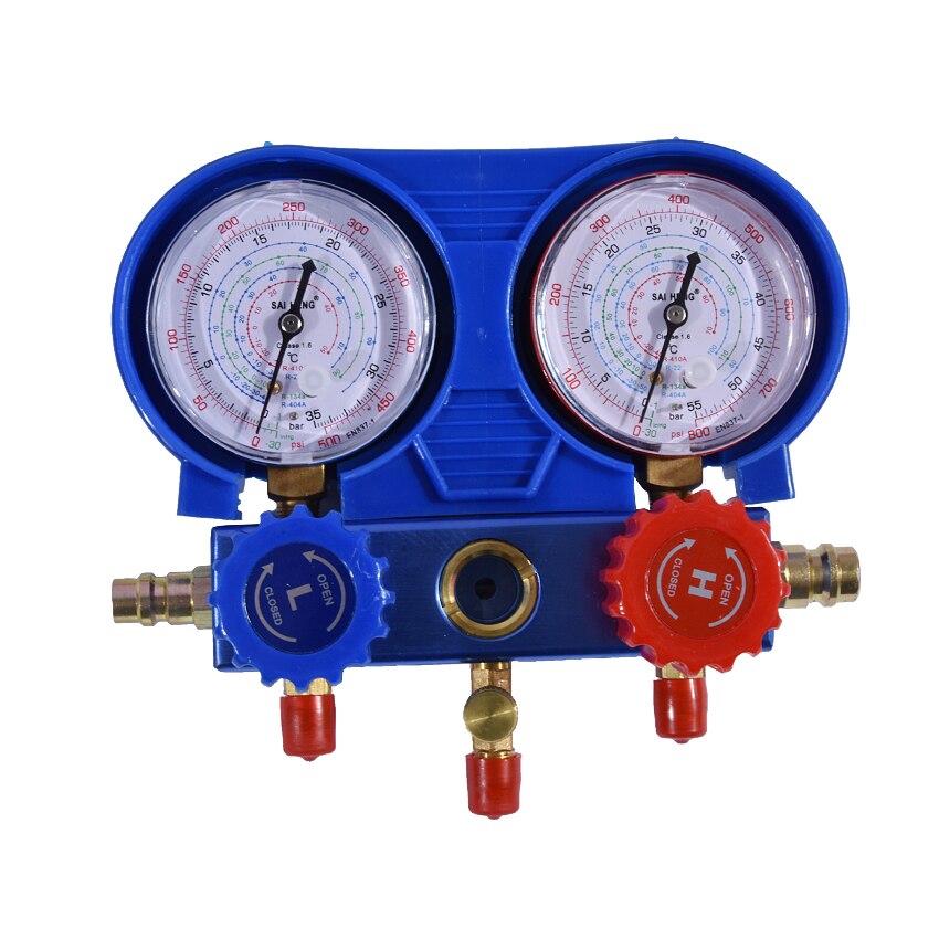 Ensemble d'outils pour la climatisation au fluorure, modèle PN-03TZ, Valve à Double pression de réfrigérant pour la neige, R134a, outil de réparation de la climatisation