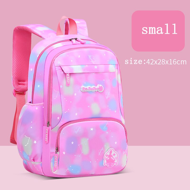 Lichtgewicht Rangen 1-3-6 Roze Schooltassen Voor Tieners Meisjes Rugzakken Kinderen Orthopedie Primaire Schooltas Mochila infantil: small size pink