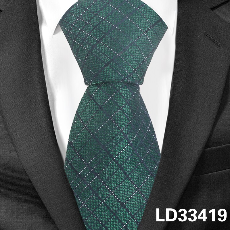 Stripete slips for menn kvinner jacquard floral hals slips for bryllup business dresser magert slips slank menn slips gravatas: Ld33419