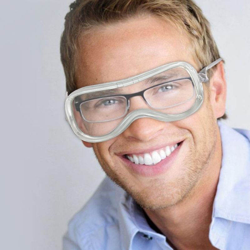Protective Safety Goggles Glasses Work Eye Protection Spectacles Eyewear Transparent Glasses