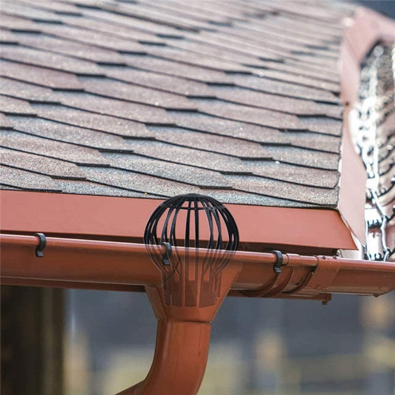 Flexible Downspout Filter Plastic Gutter Balloon Protective Portable Filter Convenient Protector Cleaner Gutters