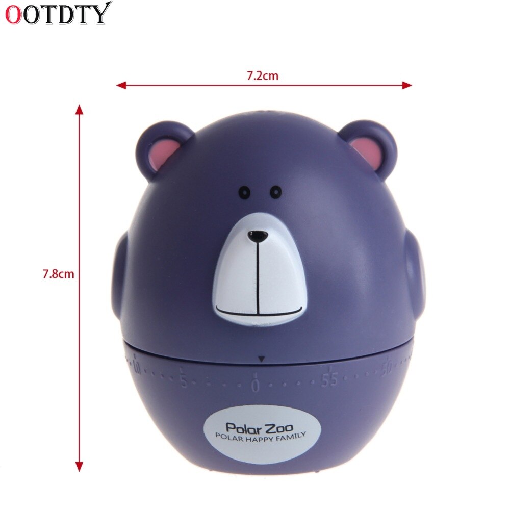 Küche Timer Mechanische Wind hoch 60 Minuten Küchen Gerät Neuheit Kochen Liefert Kuh Tragen Neue