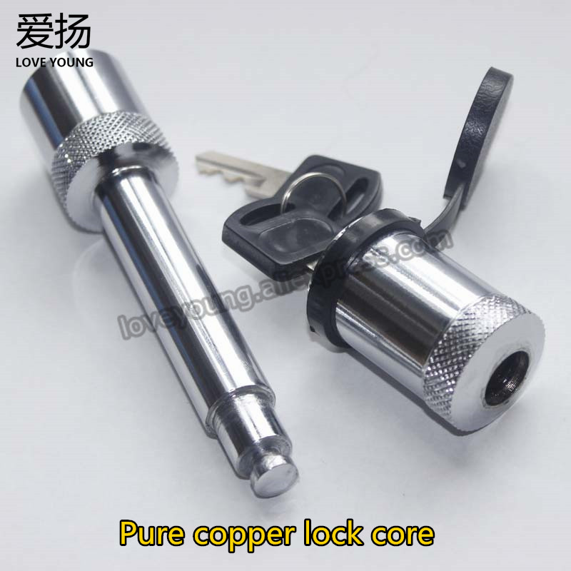 Trailer Hitch Receiver Lock for fixed towing square tube/Tow Bar Pin Lock for Trailer Bar Plug
