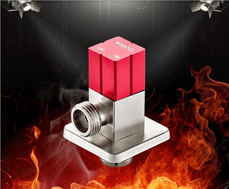 thicken Extended all brass cold water Angle valve switch water shut-off valve Eight valve Water heater leading Angle valve