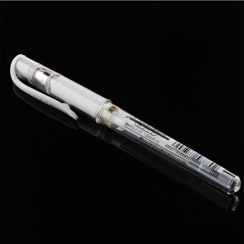 Genuine Japan 6 Pieces Uni-ball Signo Broad UM-153 Gel Pen - 1.0 mm Blue/Black/Red/White/Silver/Gold