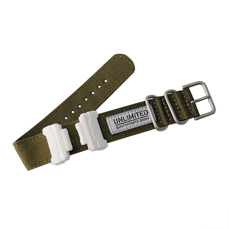 Nylon NATO Watchband for Casio G-Shock G-Shock GA-110/ 100,DW-5600,GW-6900 Sliver Ring Buckle Bracelet Band Strap With Adapters