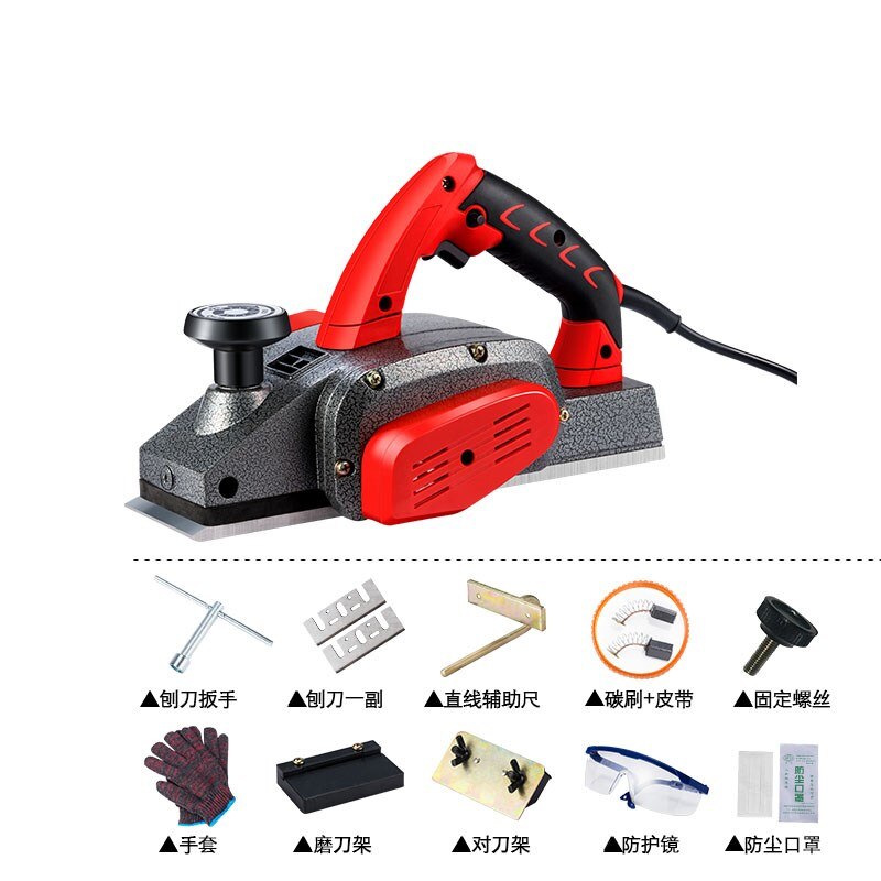 Portable Electric Planer Household Multifunctional Woodworking Electric Planer Electric Planer Cutting Board Cutting Board: Package A