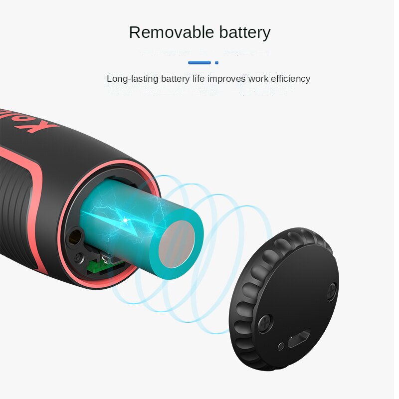 3.6v Lithium-ion Battery Rechargeable Cordless Power Electric Screwdriver + Short / Extended Beatle Electric Drill Bit Set