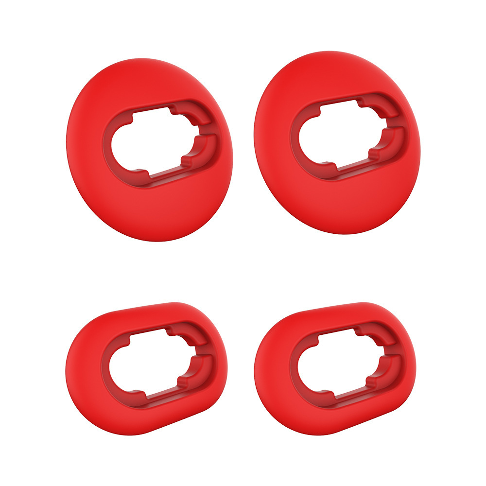Silicone Ear Tips for Samsung Galaxy Buds live Eartips True Wireless Earbuds Tips Earplugs Earphone Silicone Case Ear Cap: red 2Pairs