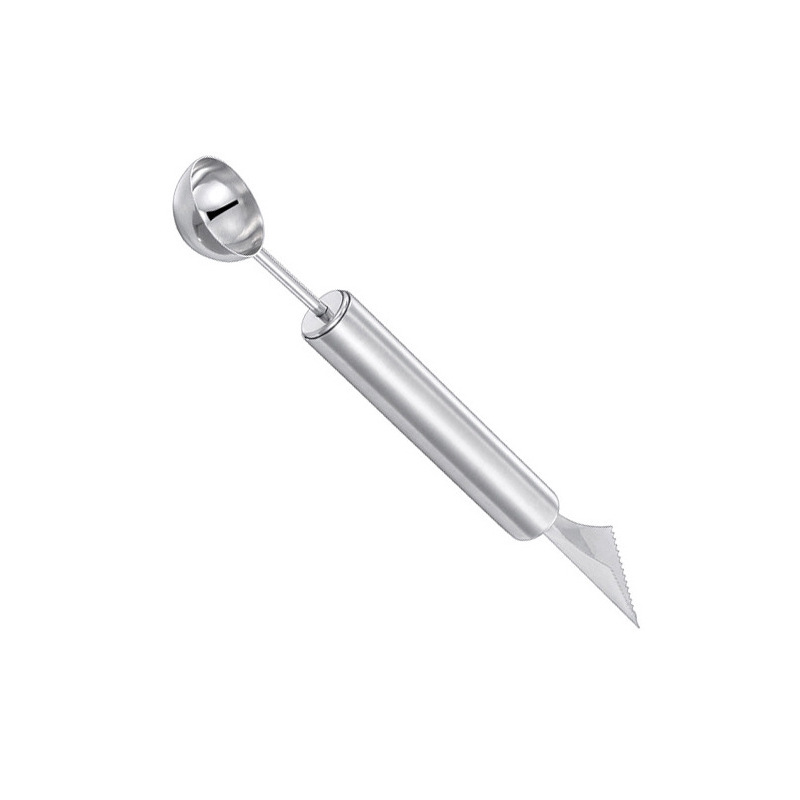 Trancheuse à pastèque en acier inoxydable, de moulin à vent, Gadgets de cuisine pour la maison, couper la salade de pastèque, trancheur de fruits, outils de déchiquetage: 01 1pcs