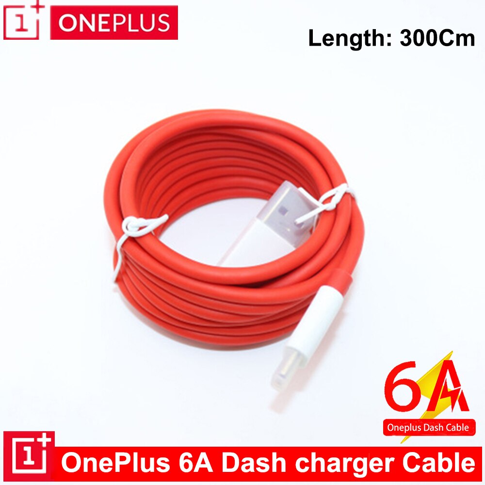 Caricatore di ordito OnePlus 7T 5V6A ordito originale ricarica rapida EU 、 caricatore usa per OnePlus 8 8pro 8T 7T Pro 7 6T 6 cavo di ordito OnePlus 6A: Only Cable 3.0M