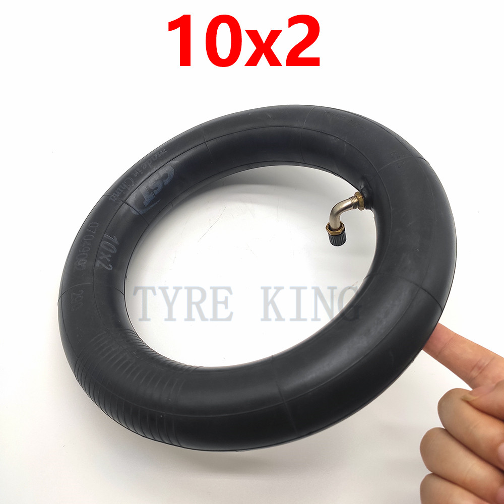 10x2 neumático interior 10*2 tubo interior para Scooter cochecito niños bicicleta Schwinn Roadster triciclo ruedas traseras válvula doblada