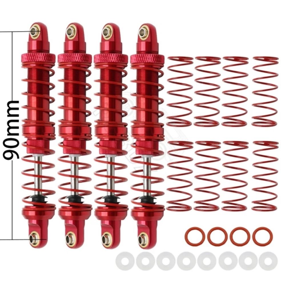 Metal 70mm 80mm 90mm 100mm 110mm 120mm Shock Absorber Oil Damper for 1/10 RC Crawler Car Axial SCX10 AXI03007 RBX10 D90 TRX4