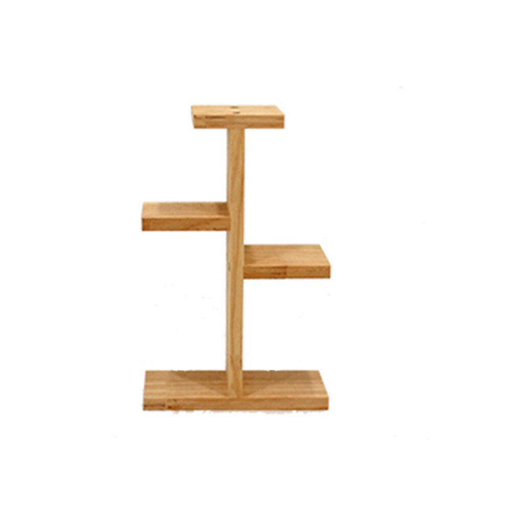 Storage Succulent Display Home Solid Wood Small Garden Shelf Multi Tiers Plant Stand Balcony Bonsai Office Desktop Rack