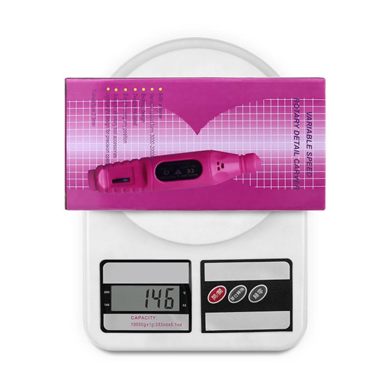 1 Uds. Taladro eléctrico para manicura, juego de manicura y pedicura con conector USB y conector europeo, Lima eléctrica para uñas, TSLM1