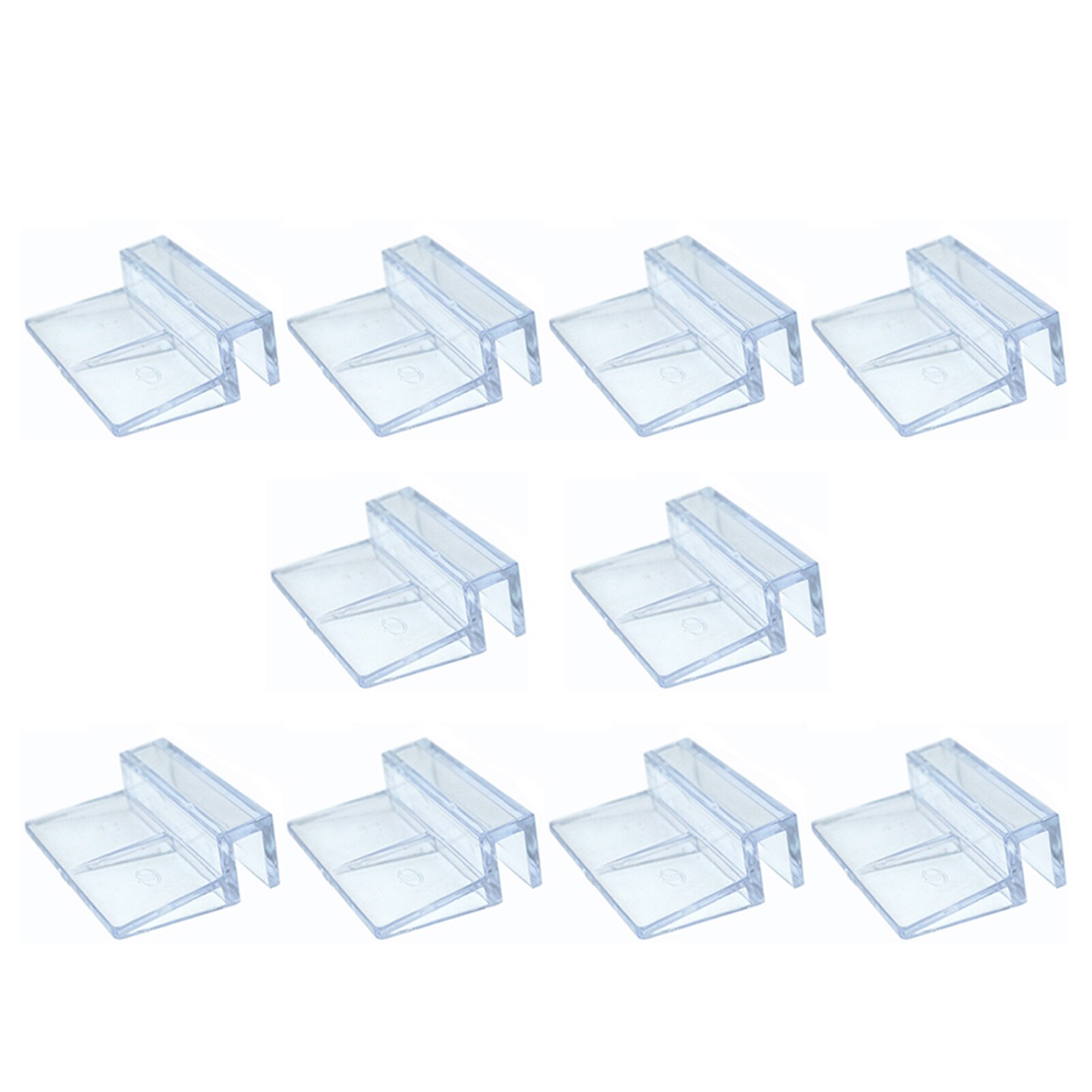 10pcs Acrylic Home Fish Tank Glass Cover Clip Accessories Multifunctional Aquarium Clear Stand Support Holder Easy Install