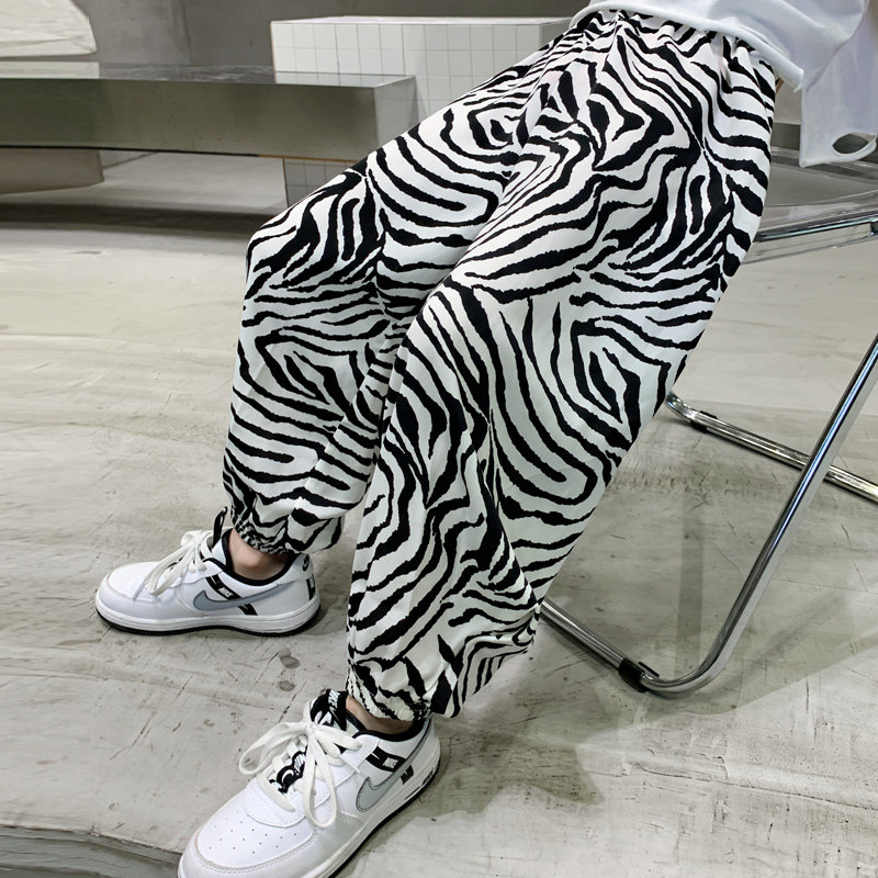 Pantalon Anti-moustique pour garçons, imprimé léopard, Sport décontracté, pantalon de survêtement ample et fin pour enfants, sarouel d&#39;été, 2022