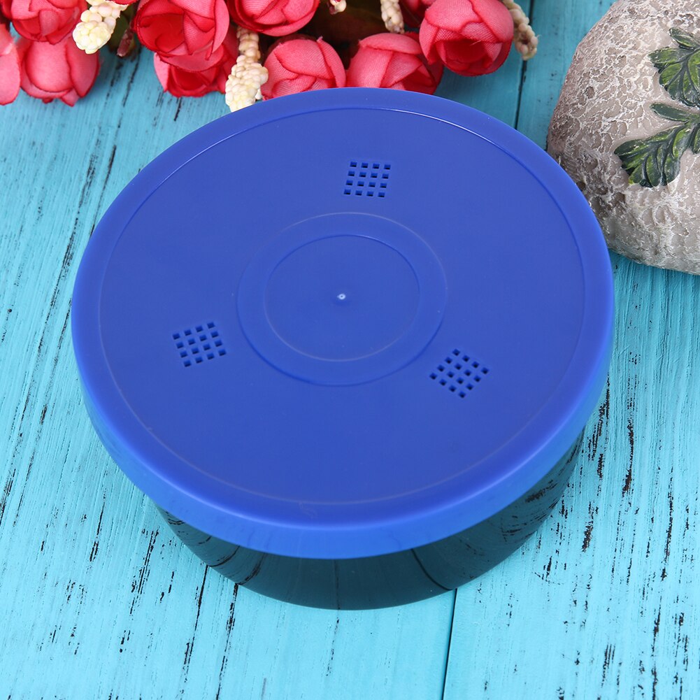 Multifunction Round Fishing Lure Box PP Earthworm Worm Lure Storage Case with Breather Holes Plastic Fishing Tackle Bait Box